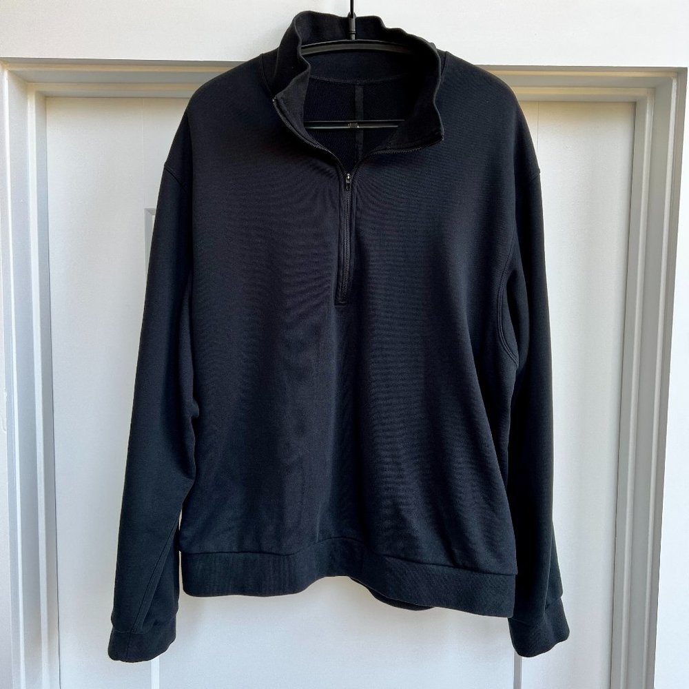 lululemon athletica Men's Black Half-Zip Sweater